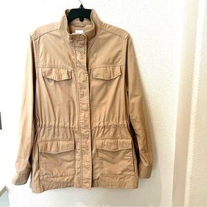 GAP Women's Utility Jacket in Tan